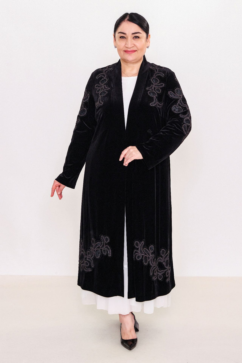 Ksas - Plus Size Cardigan (KSAS4007) - 8690202512467