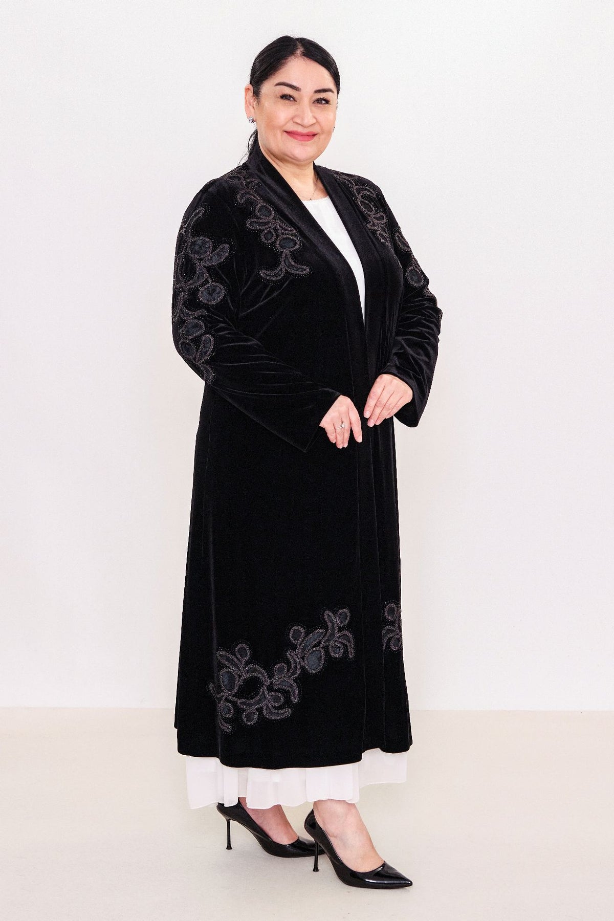 Ksas - Plus Size Cardigan (KSAS4007) - 8690202512467