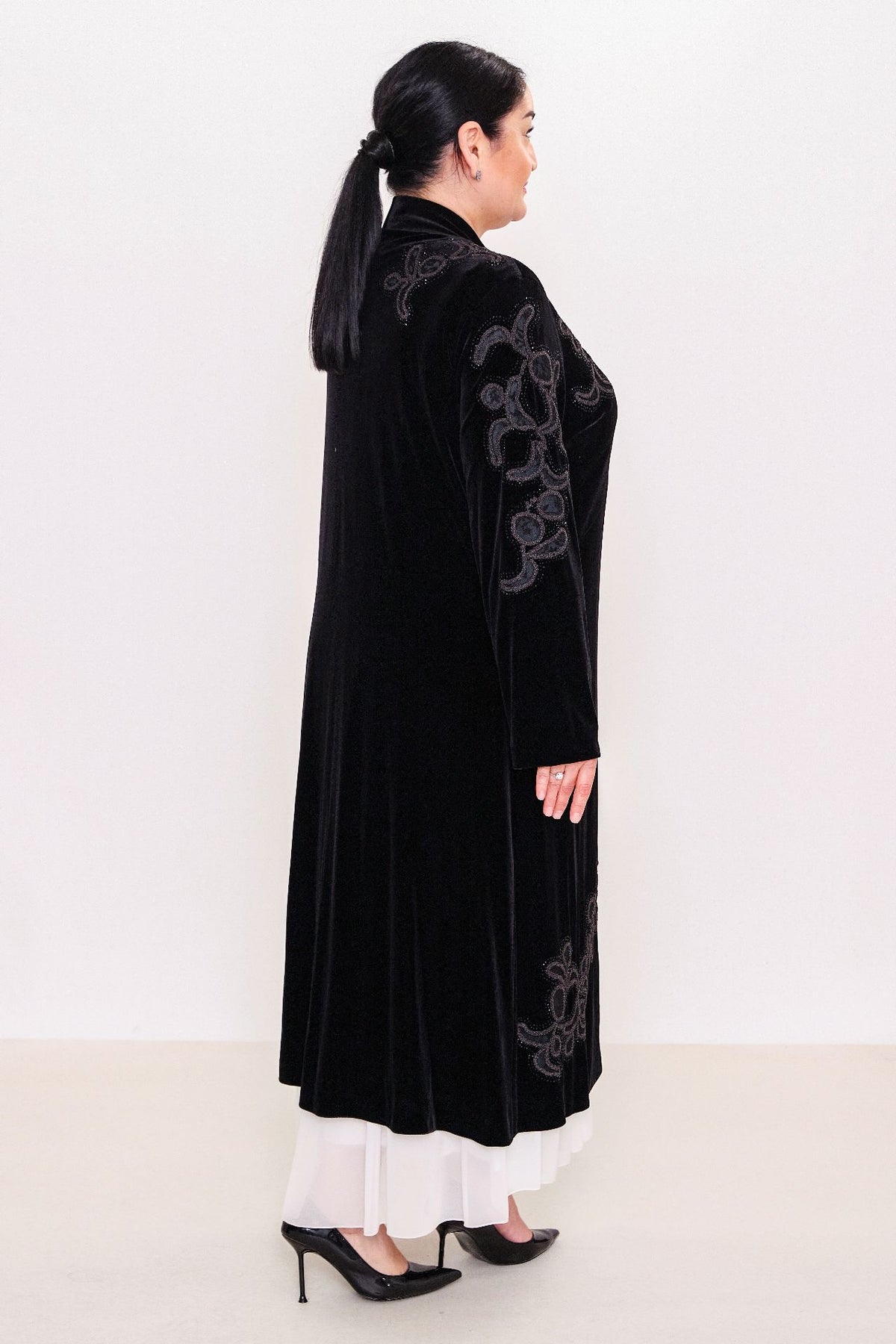 Ksas - Plus Size Cardigan (KSAS4007) - 8690202512467