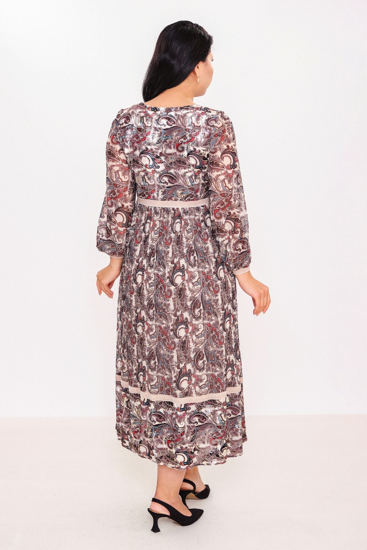Ksas - Plus Size Dress (KSAS31552) - 8690202512528