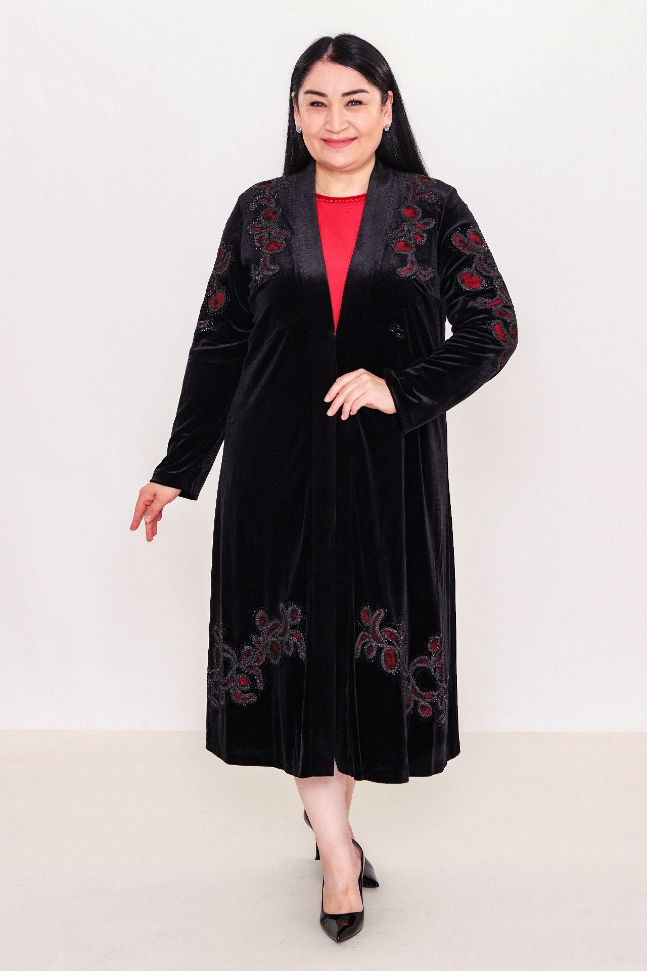 Ksas - Plus Size Cardigan (KSAS4007) - 8690202512535