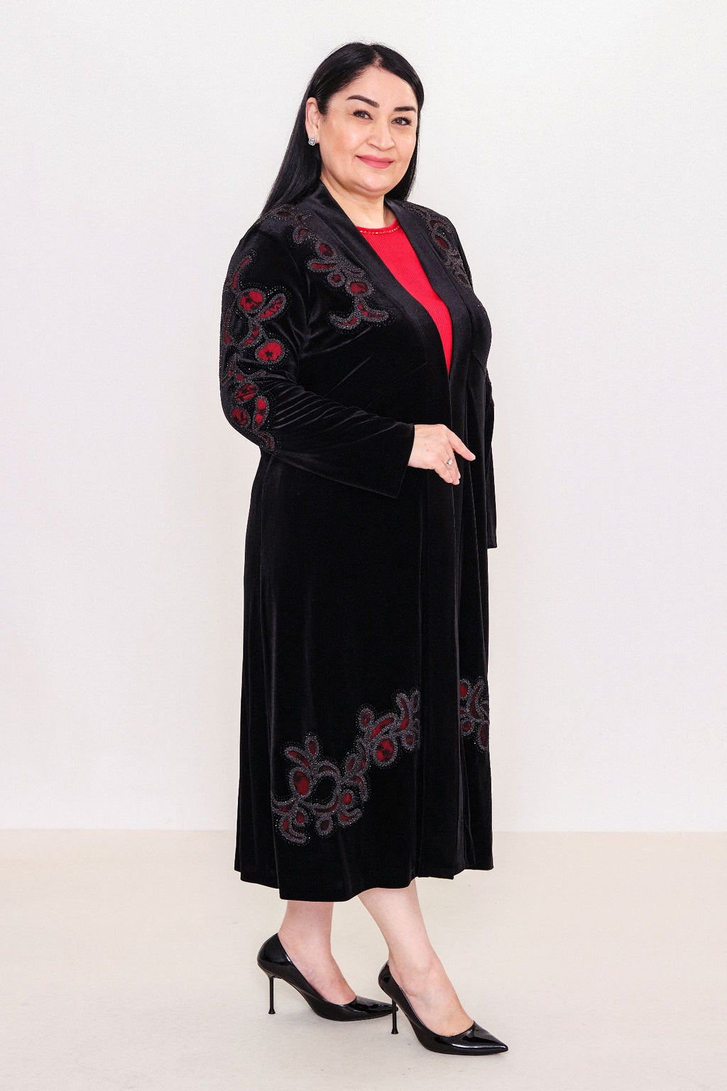 Ksas - Plus Size Cardigan (KSAS4007) - 8690202512535