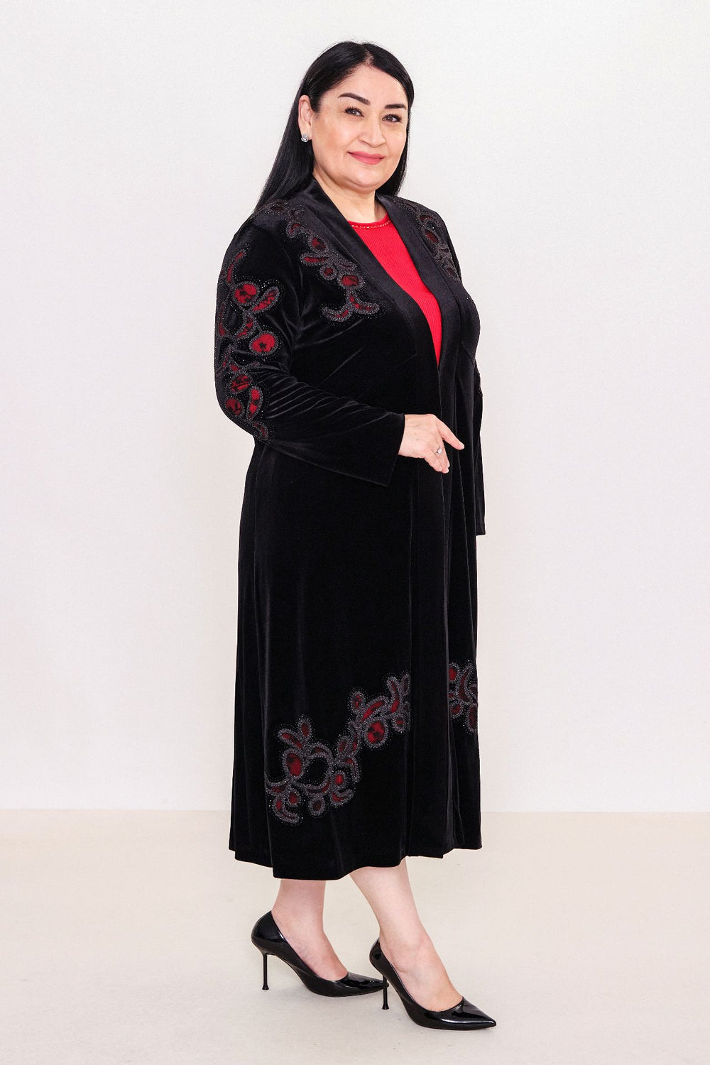 Ksas - Plus Size Cardigan (KSAS4007) - 8690202512535