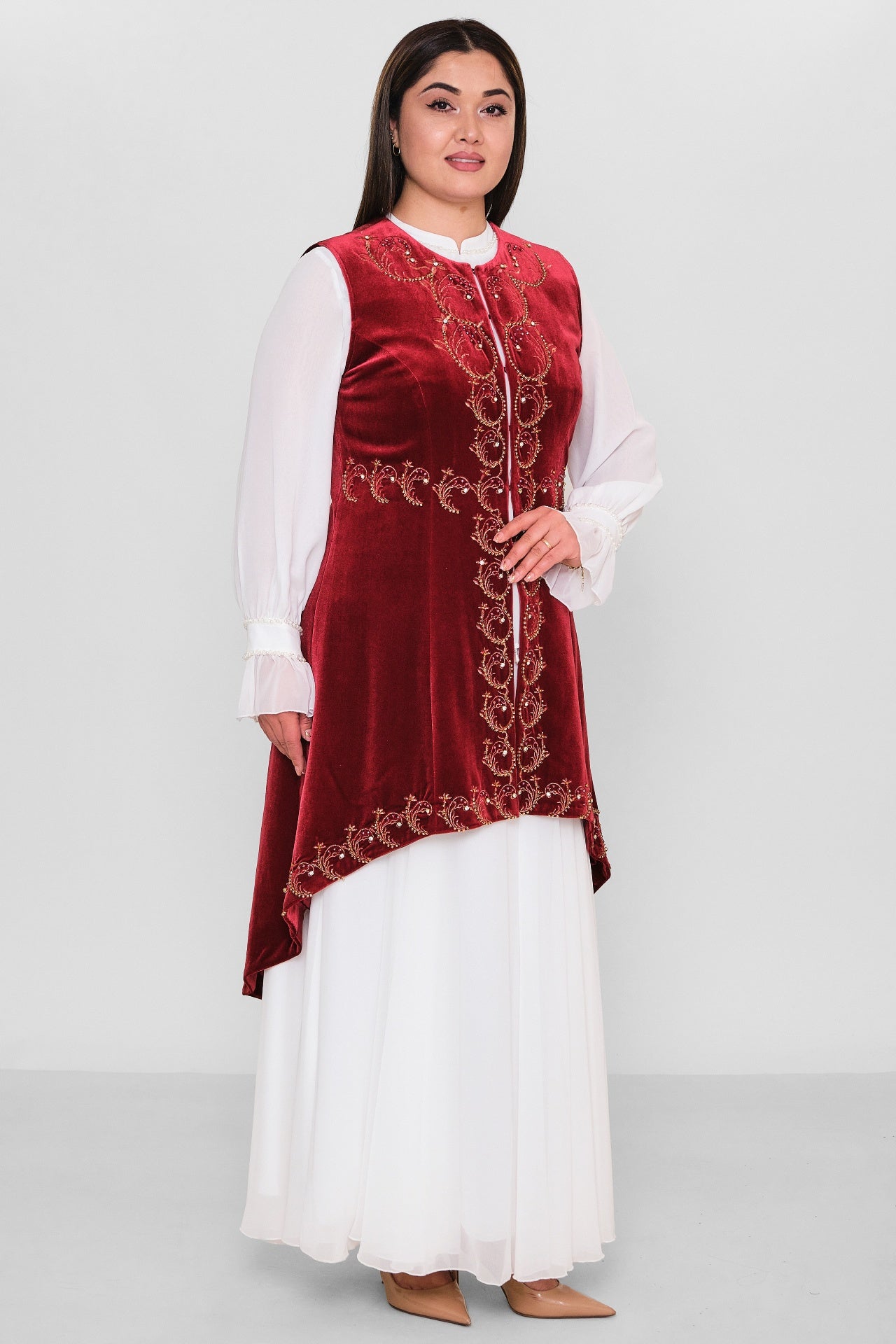 Ksas - Plus Size Cardigan (KSAS4162) - 8690202512566