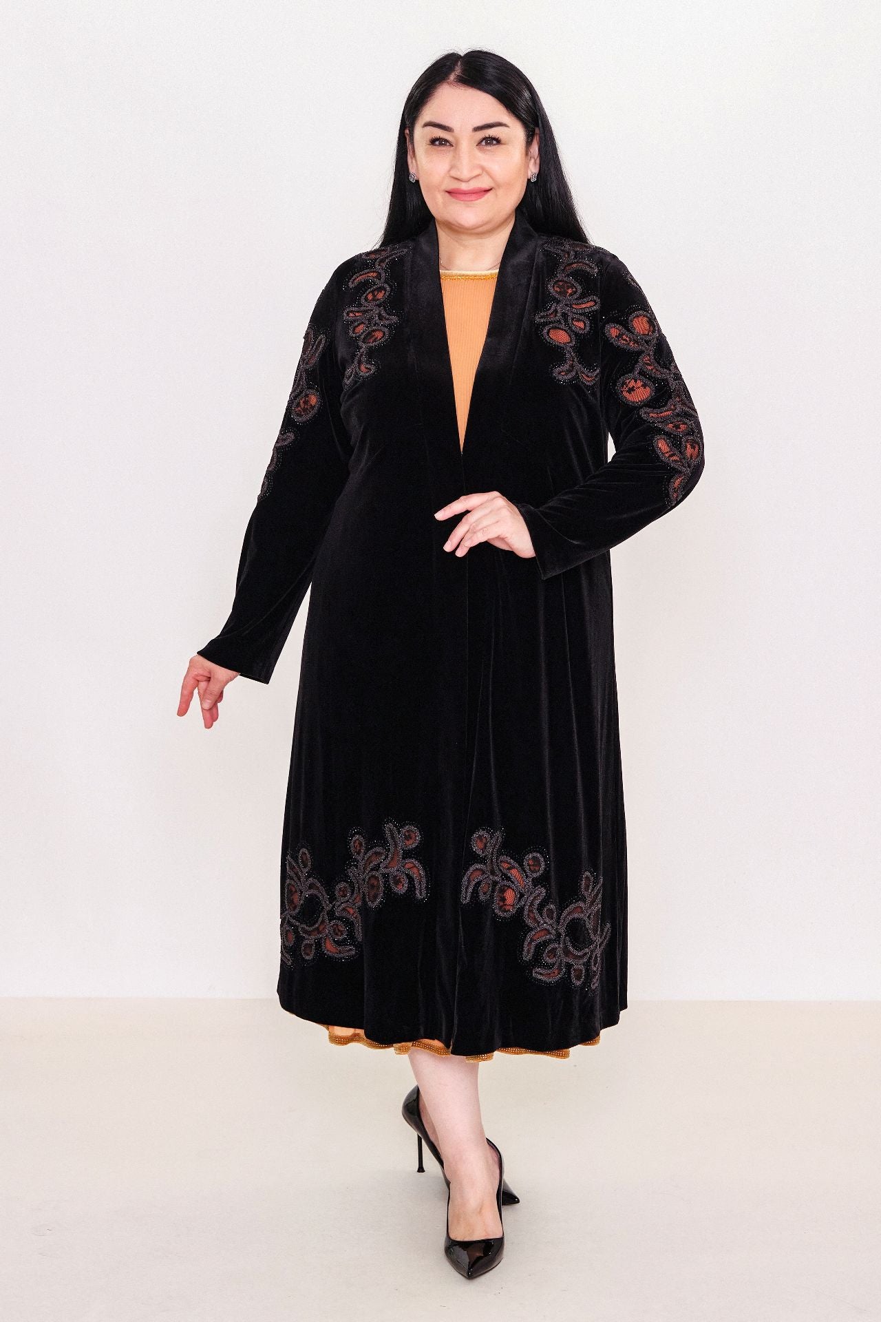 Ksas - Plus Size Cardigan (KSAS4007) - 8690202512696