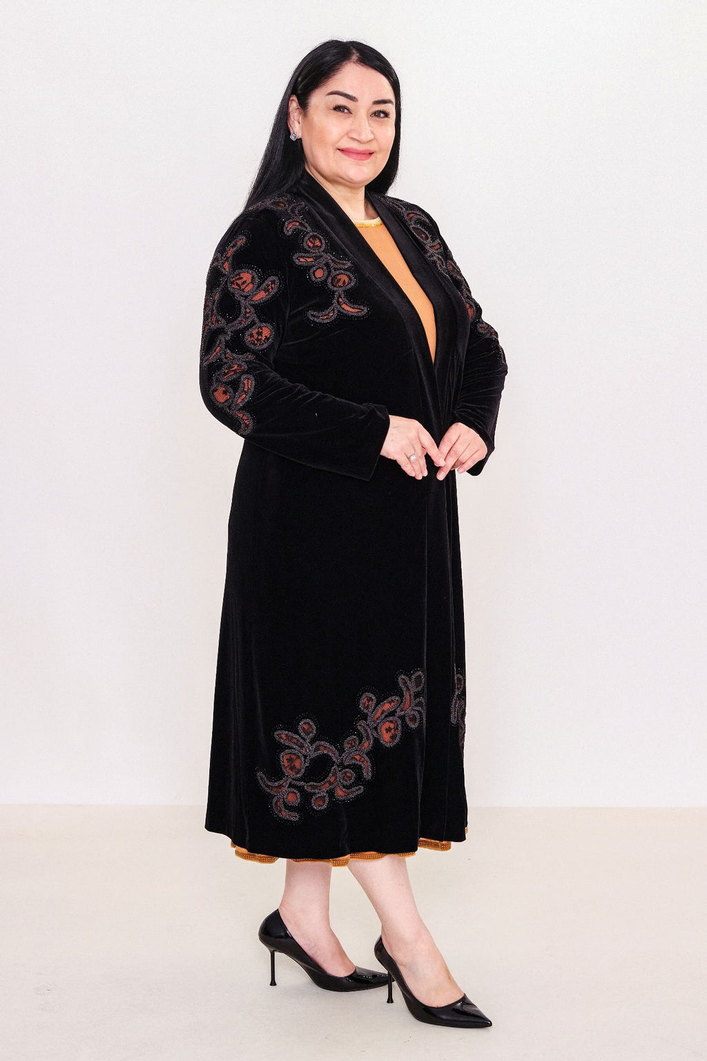 Ksas - Plus Size Cardigan (KSAS4007) - 8690202512696