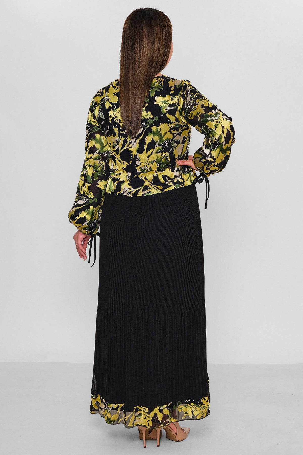 Ksas - Plus Size Dress (KSAS32319) - 8690202521186