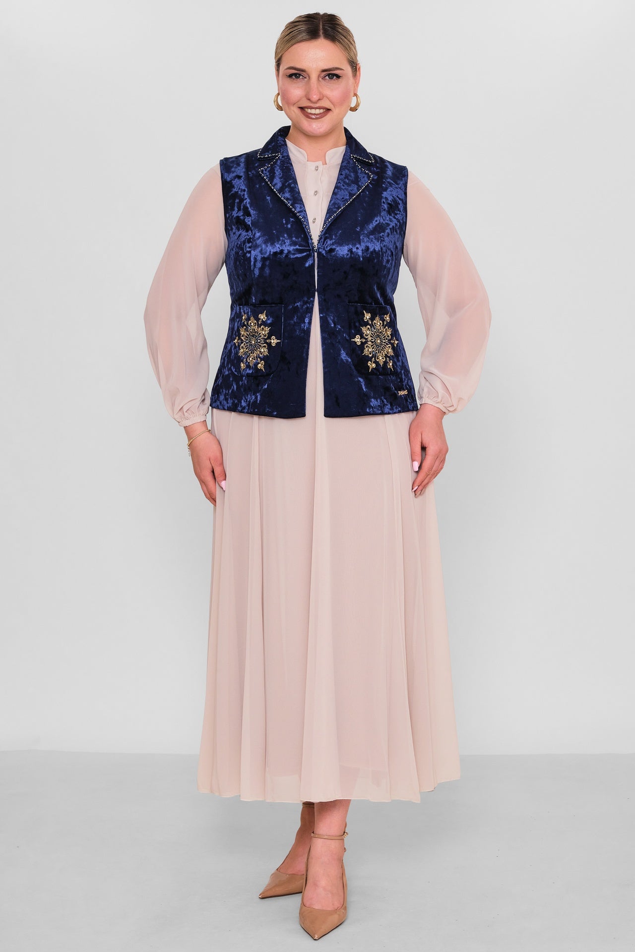 Ksas - Plus Size Waistcoat (KSAS4131) - 8690202521346
