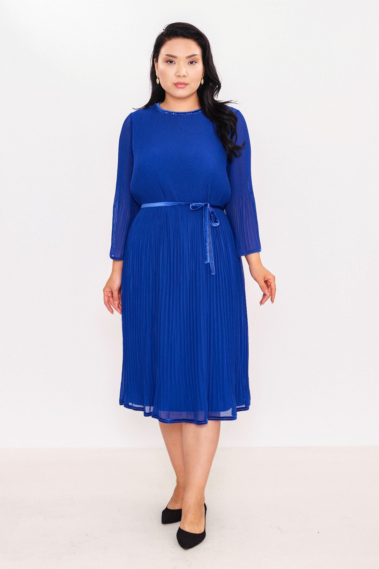 Ksas - Plus Size Dress (KSAS32219) - 8690202521445