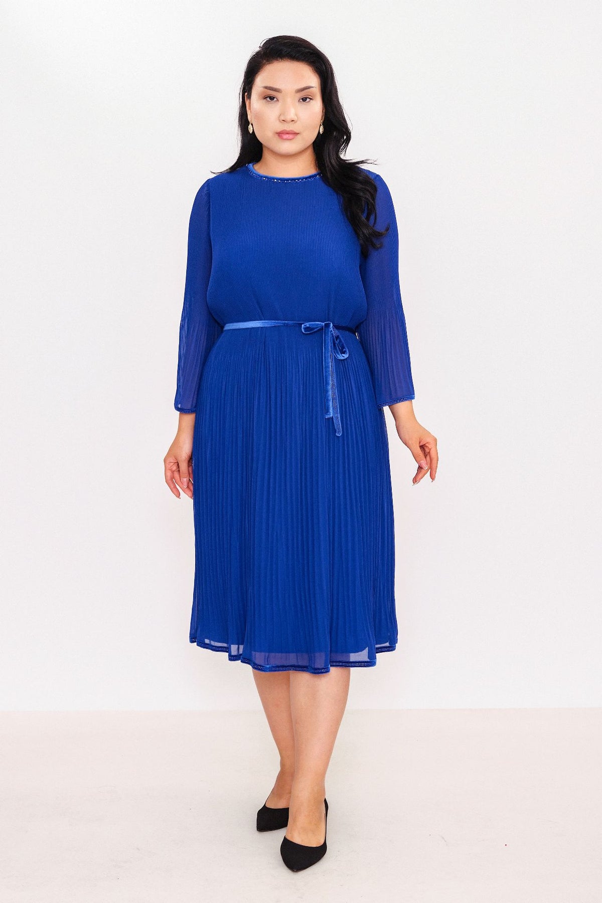 Ksas - Plus Size Dress (KSAS32219) - 8690202521445