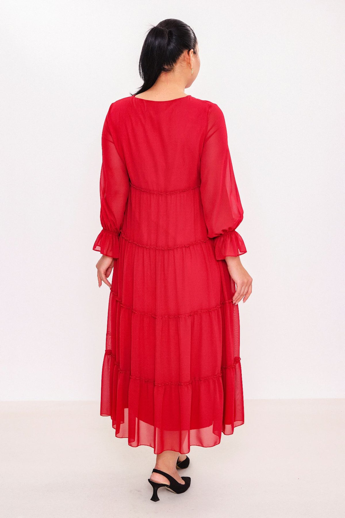 Ksas - Plus Size Dress (KSAS32268) - 8690202521506