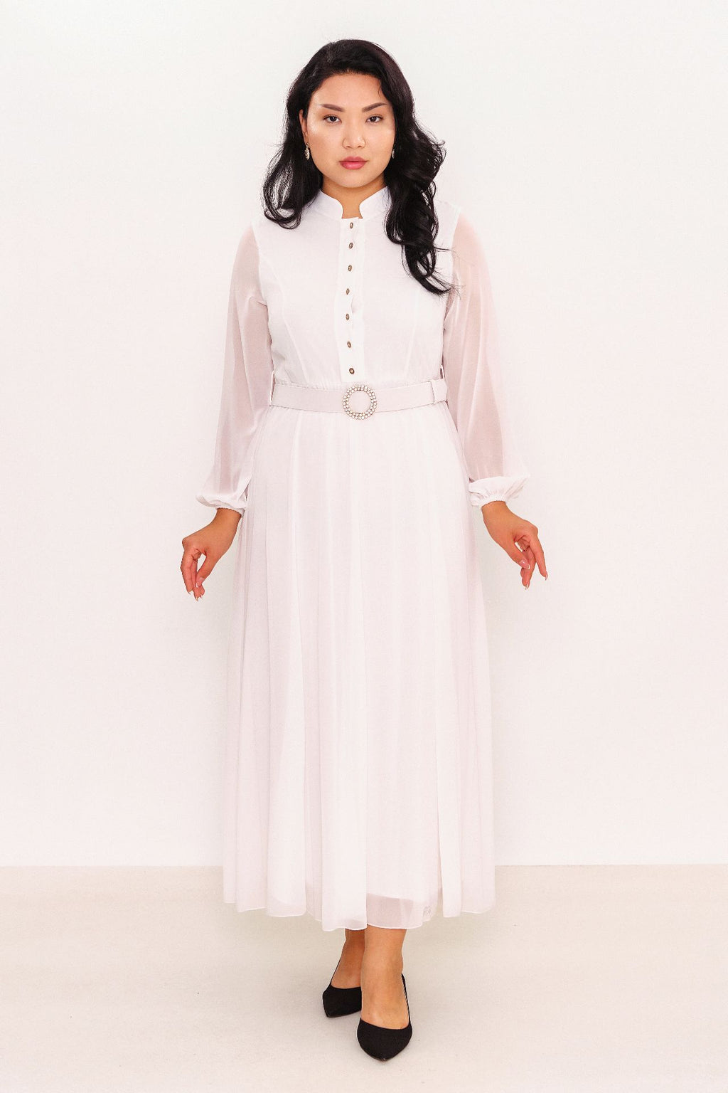 Ksas - Plus Size Dress (KSAS31980) - 8690202521605