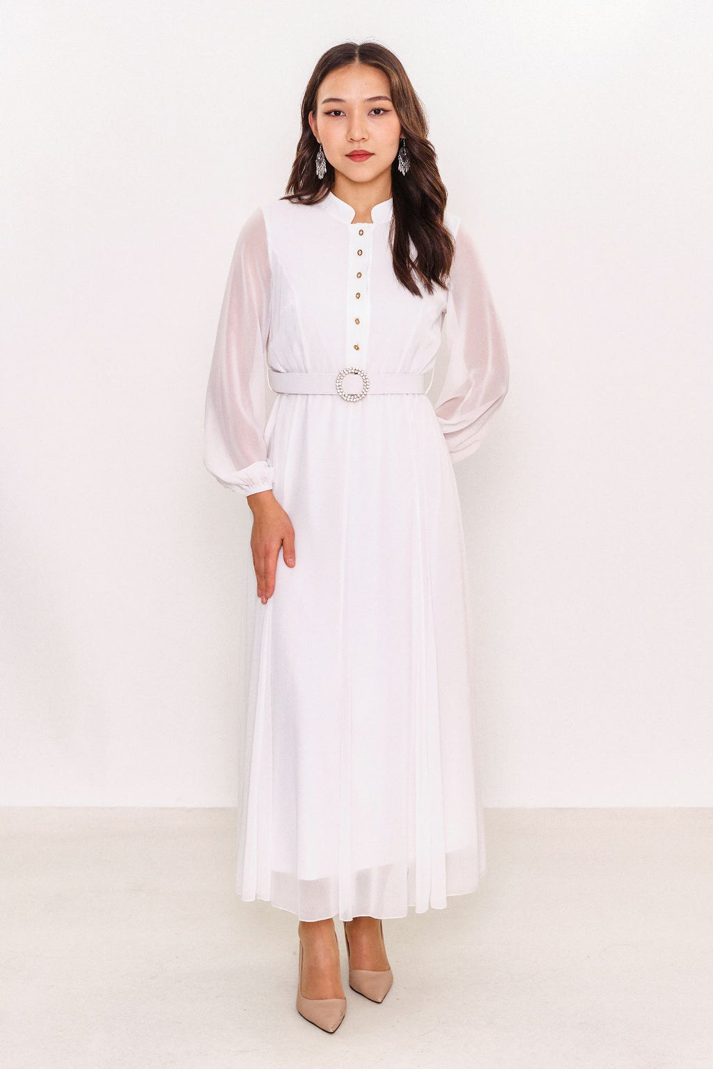 Ksas - Plus Size Dress (KSAS31980-K) - 8690202521612