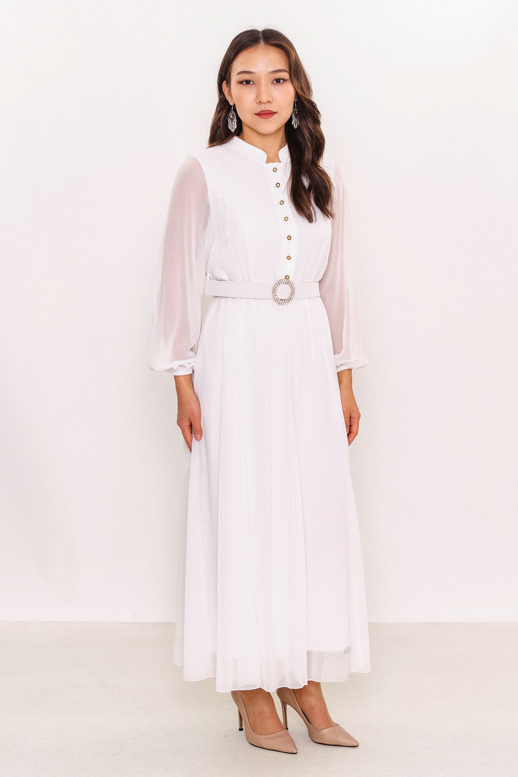 Ksas - Plus Size Dress (KSAS31980-K) - 8690202521612