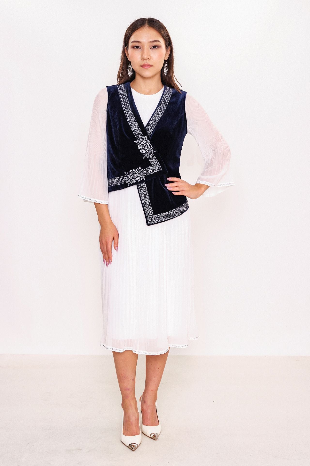 Ksas - Plus Size Waistcoat (KSASEH-26-K) - 8690202522930