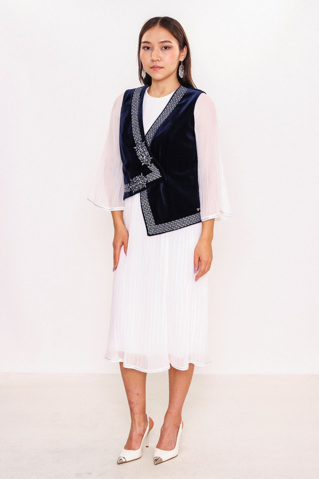 Ksas - Plus Size Waistcoat (KSASEH-26-K) - 8690202522930
