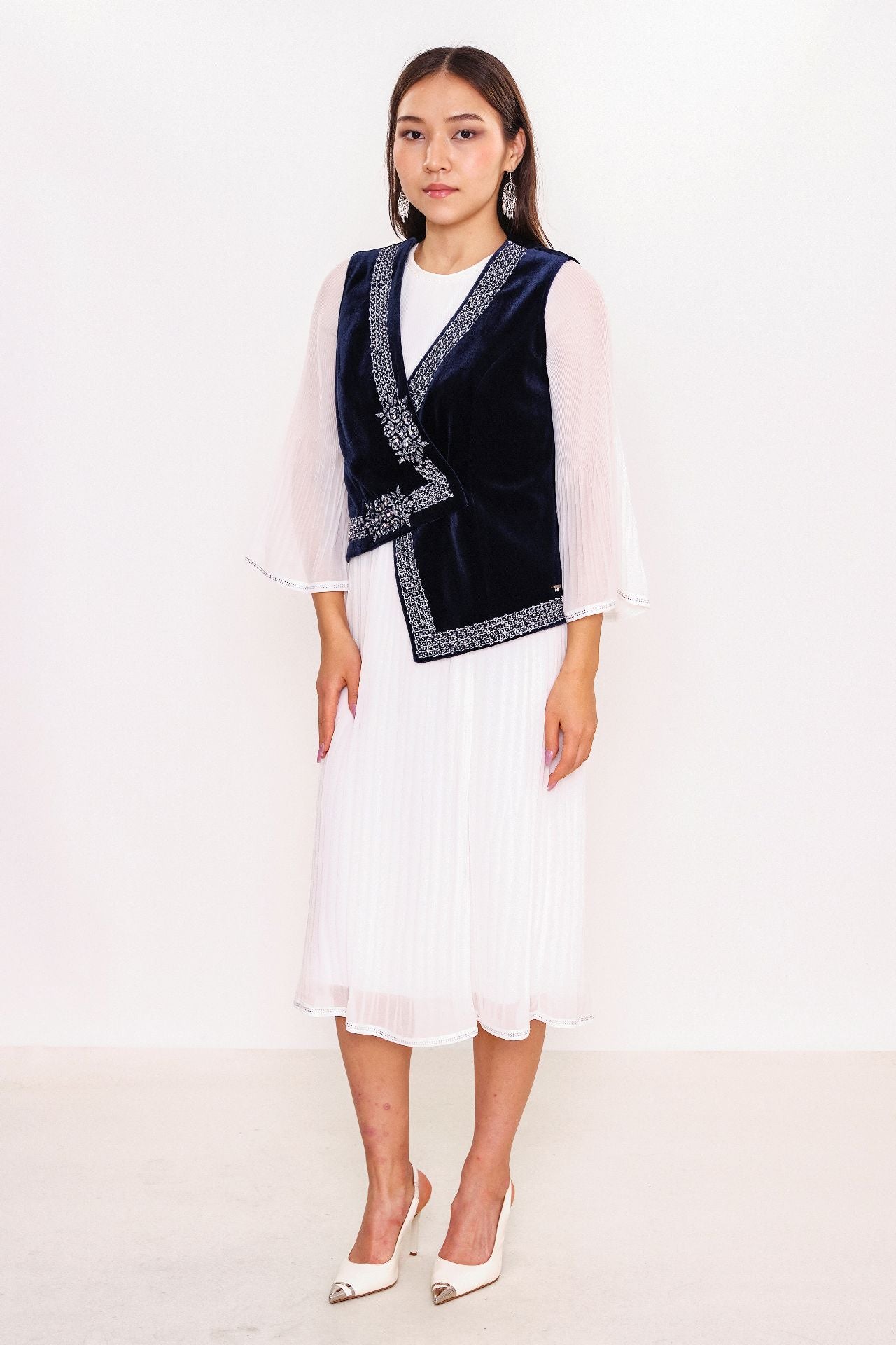 Ksas - Plus Size Waistcoat (KSASEH-26-K) - 8690202522930