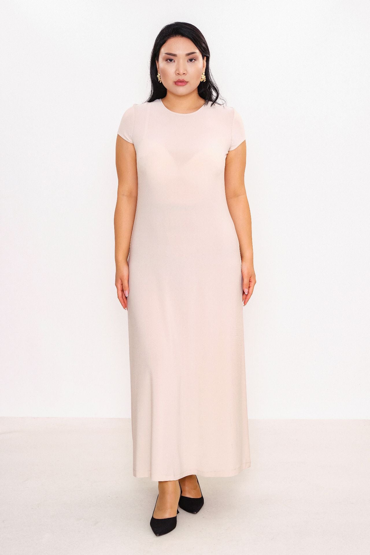 Ksas - Plus Size Dress (KSAS32332) - 8690202529540