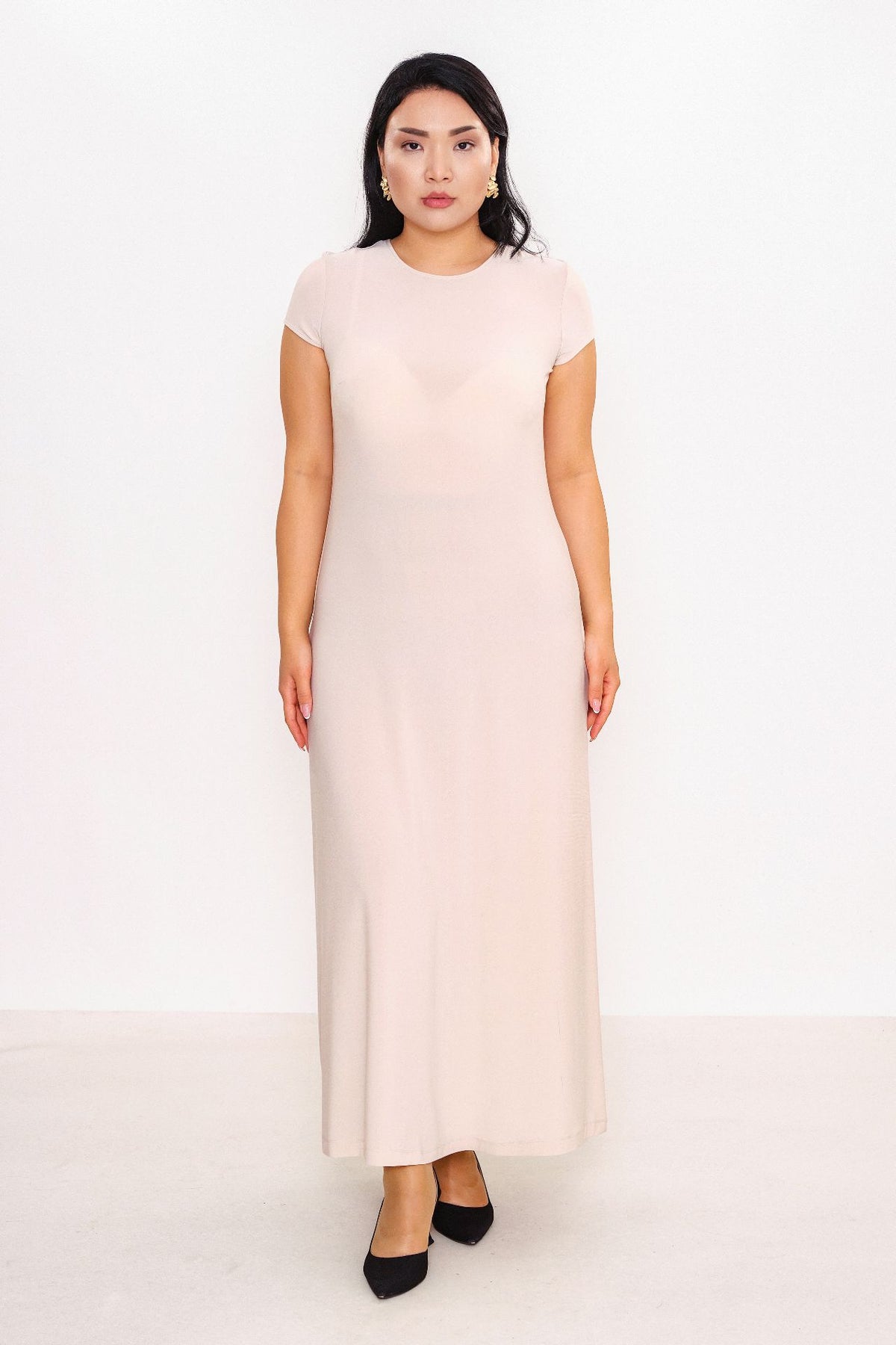 Ksas - Plus Size Dress (KSAS32332) - 8690202529540