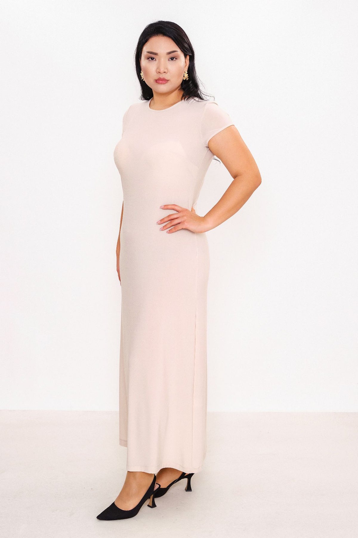 Ksas - Plus Size Dress (KSAS32332) - 8690202529540