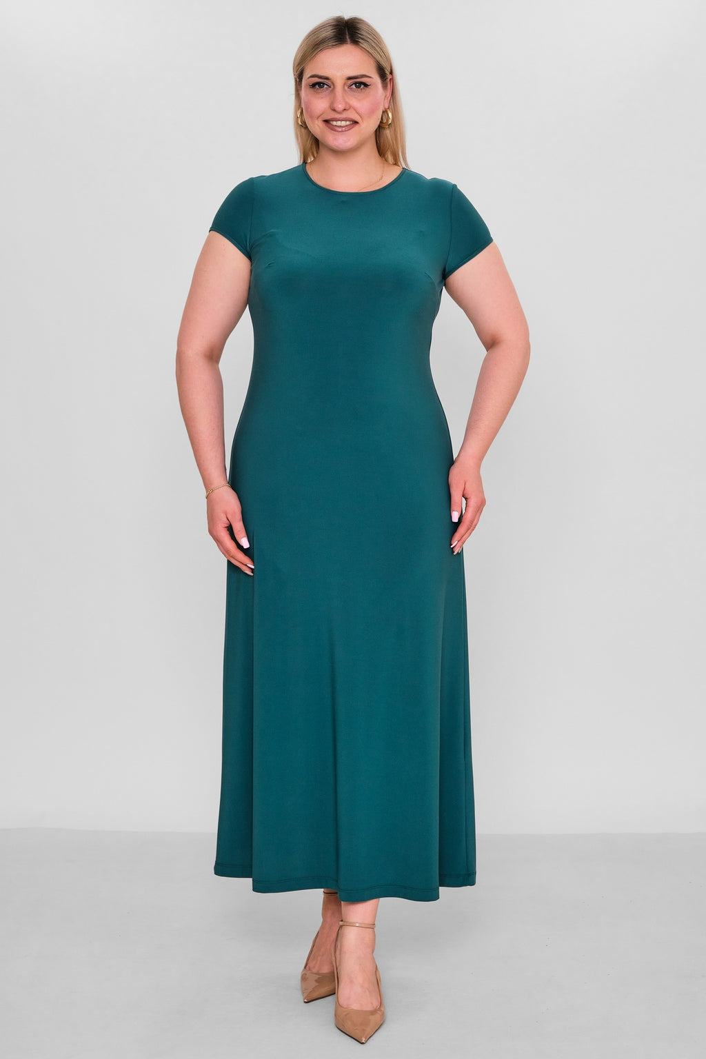 Ksas - Plus Size Dress (KSAS32332) - 8690202529564