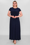 Ksas - Extended Plus Size Dress (KSAS32332-1) - 8690202529588