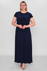 Ksas - Extended Plus Size Dress (KSAS32332-1) - 8690202529588