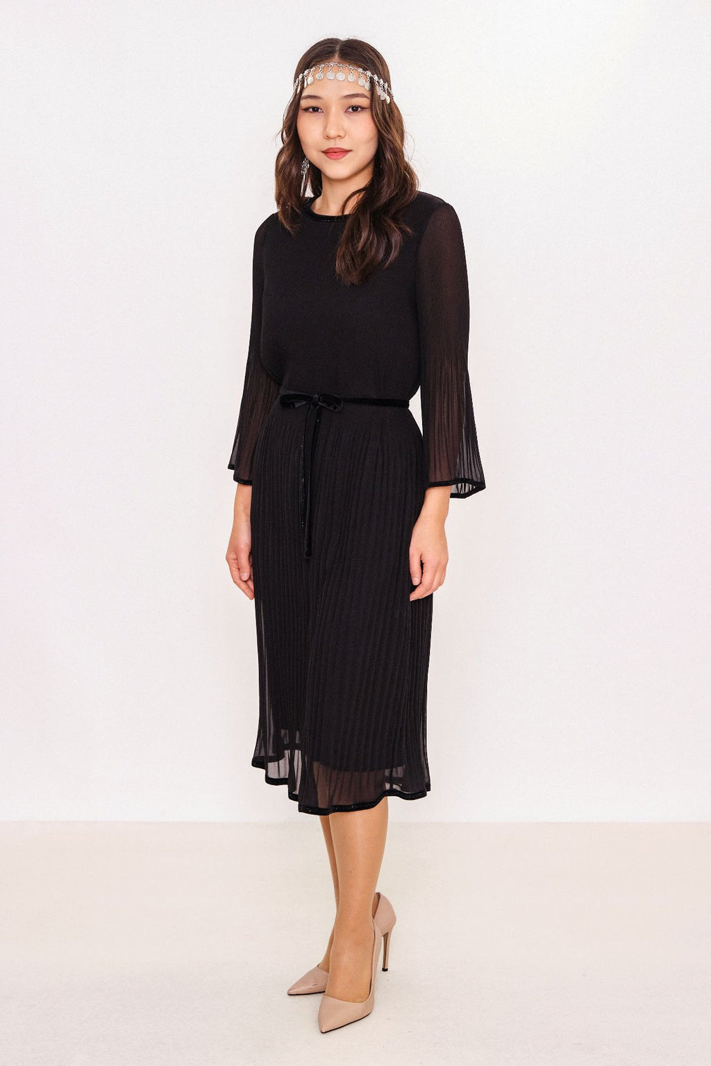 Ksas - Plus Size Dress (KSAS32219-K) - 8690202529946
