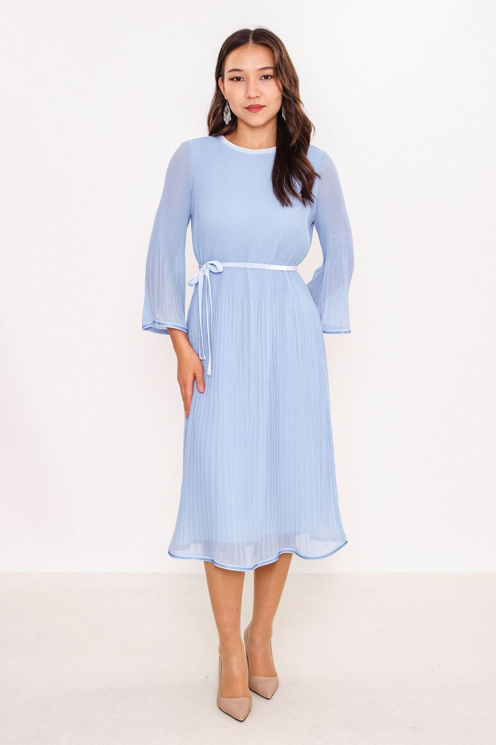 Ksas - Plus Size Dress (KSAS32219-K) - 8690202529953