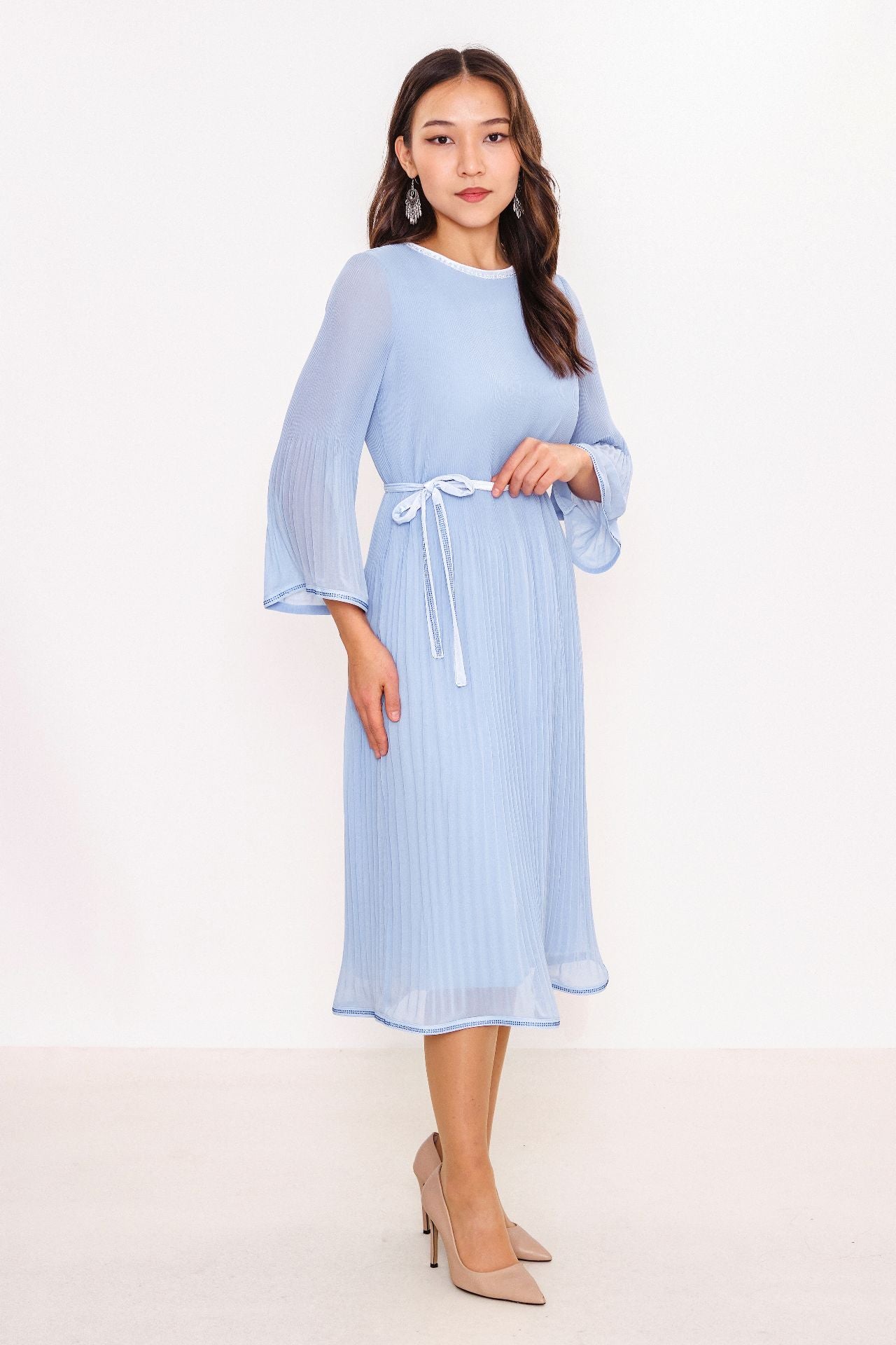 Ksas - Plus Size Dress (KSAS32219-K) - 8690202529953