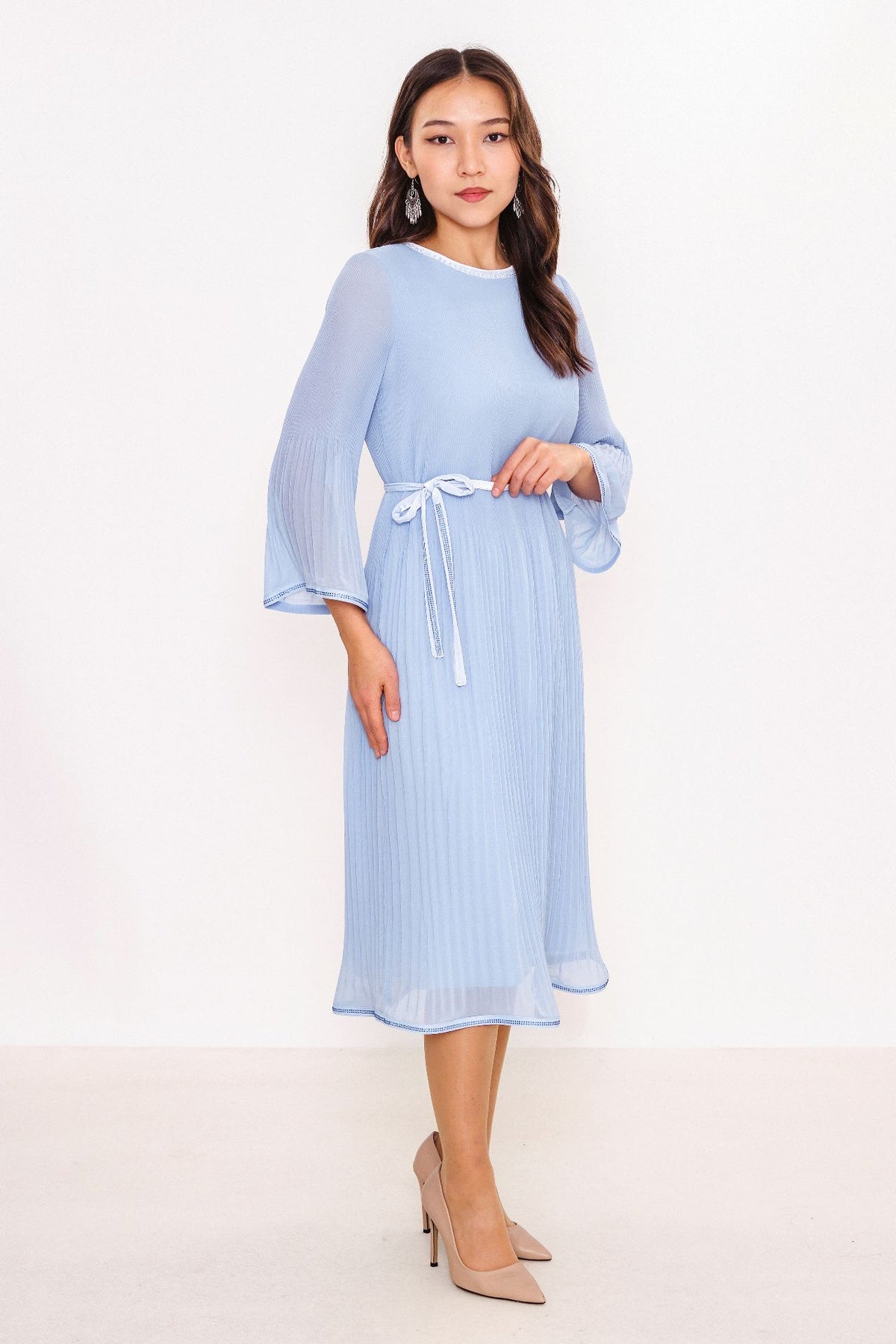 Ksas - Plus Size Dress (KSAS32219-K) - 8690202529953