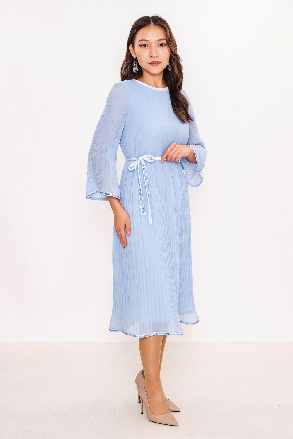 Ksas - Plus Size Dress (KSAS32219-K) - 8690202529953