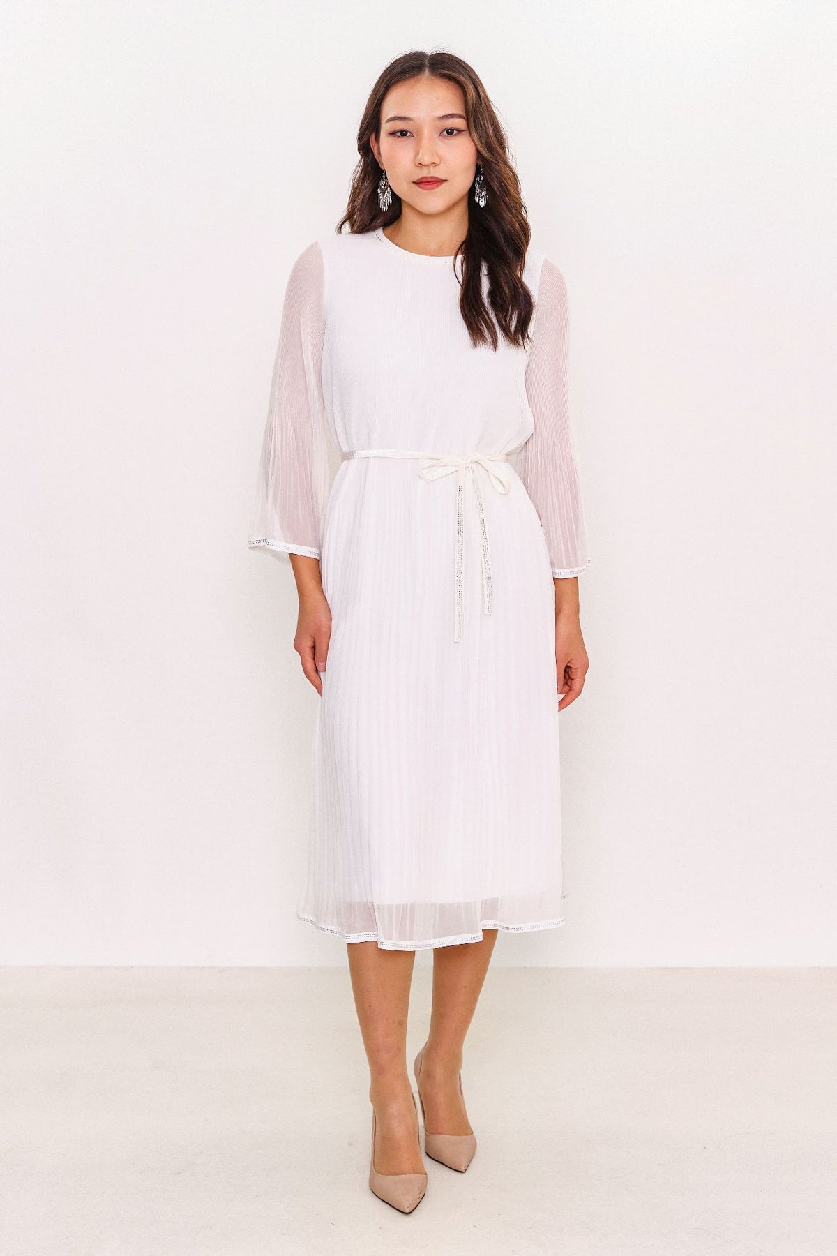 Ksas - Plus Size Dress (KSAS32219-K) - 8690202529960