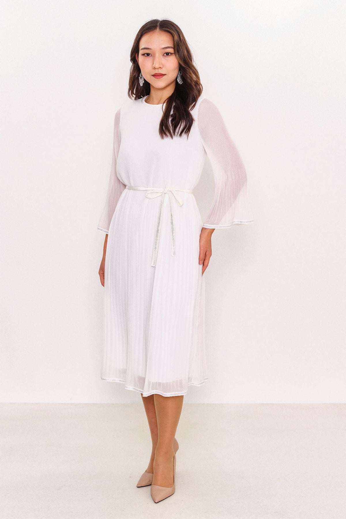 Ksas - Plus Size Dress (KSAS32219-K) - 8690202529960