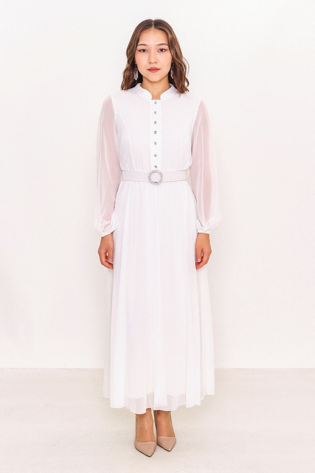 Ksas - Plus Size Dress (KSAS31980-K) - 8690202531925
