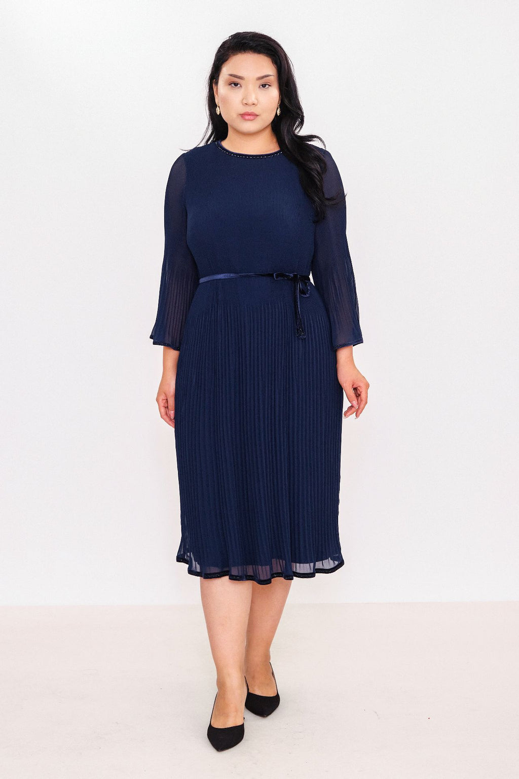 Ksas - Plus Size Dress (KSAS32219) - 8690202531956