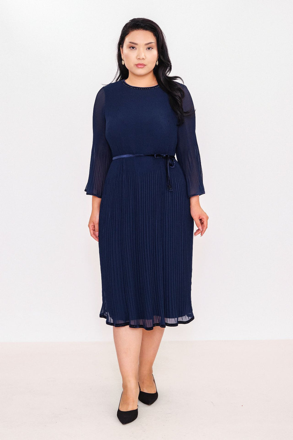 Ksas - Plus Size Dress (KSAS32219) - 8690202531956