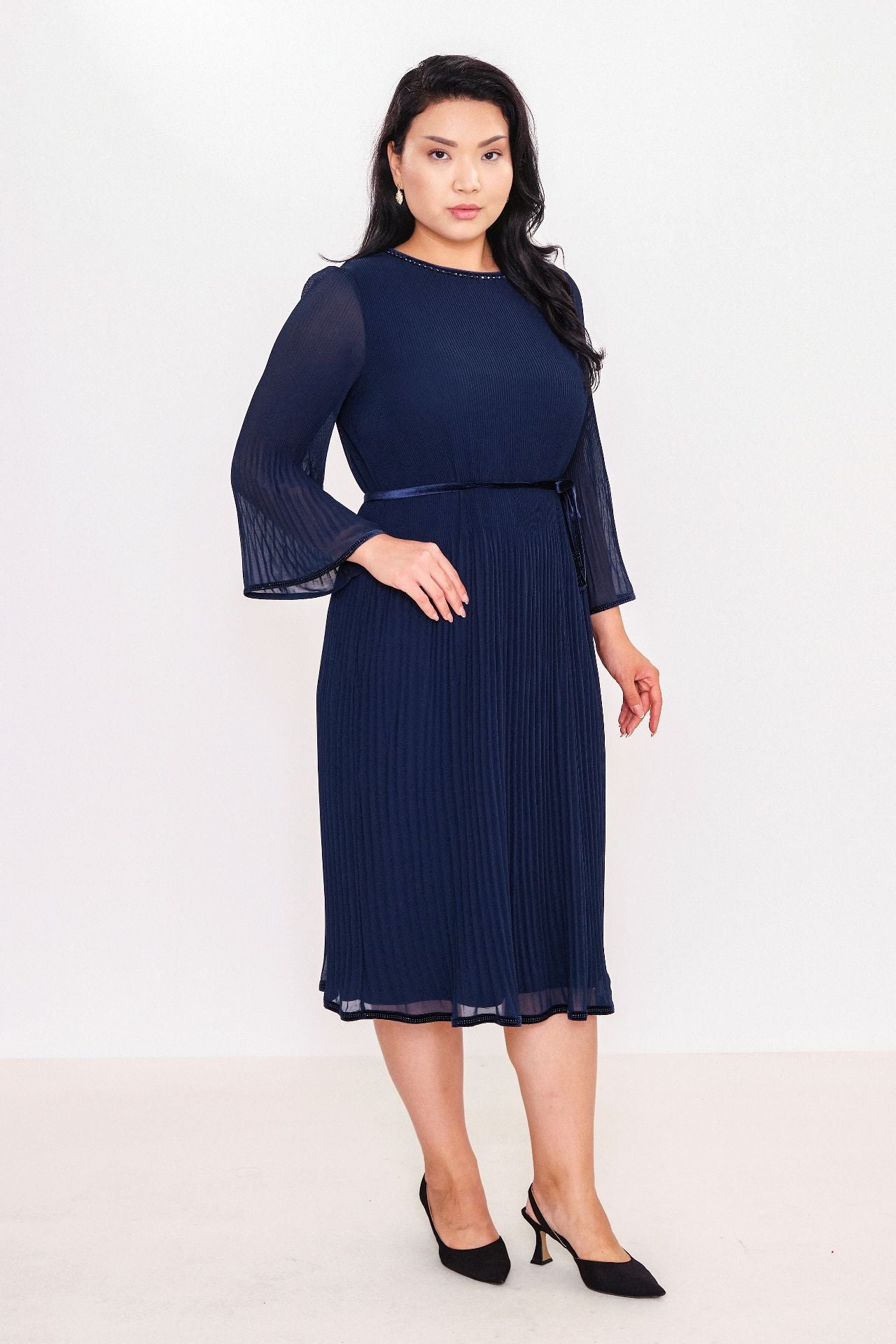 Ksas - Plus Size Dress (KSAS32219) - 8690202531956