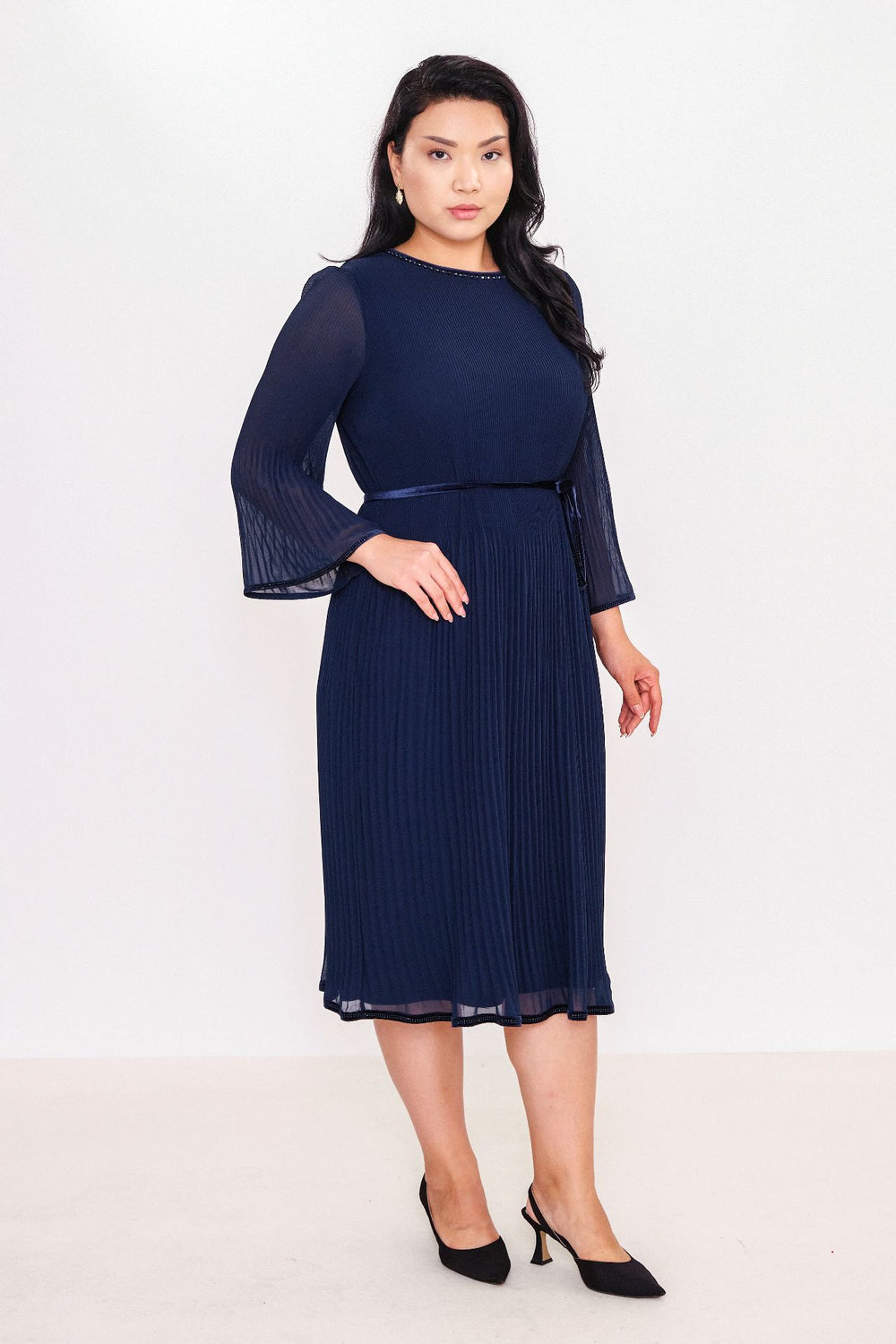 Ksas - Plus Size Dress (KSAS32219) - 8690202531956