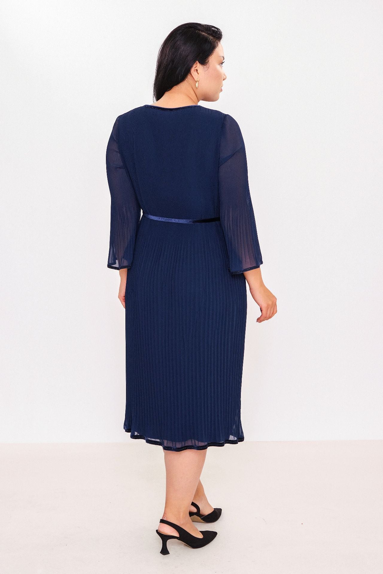 Ksas - Plus Size Dress (KSAS32219) - 8690202531956