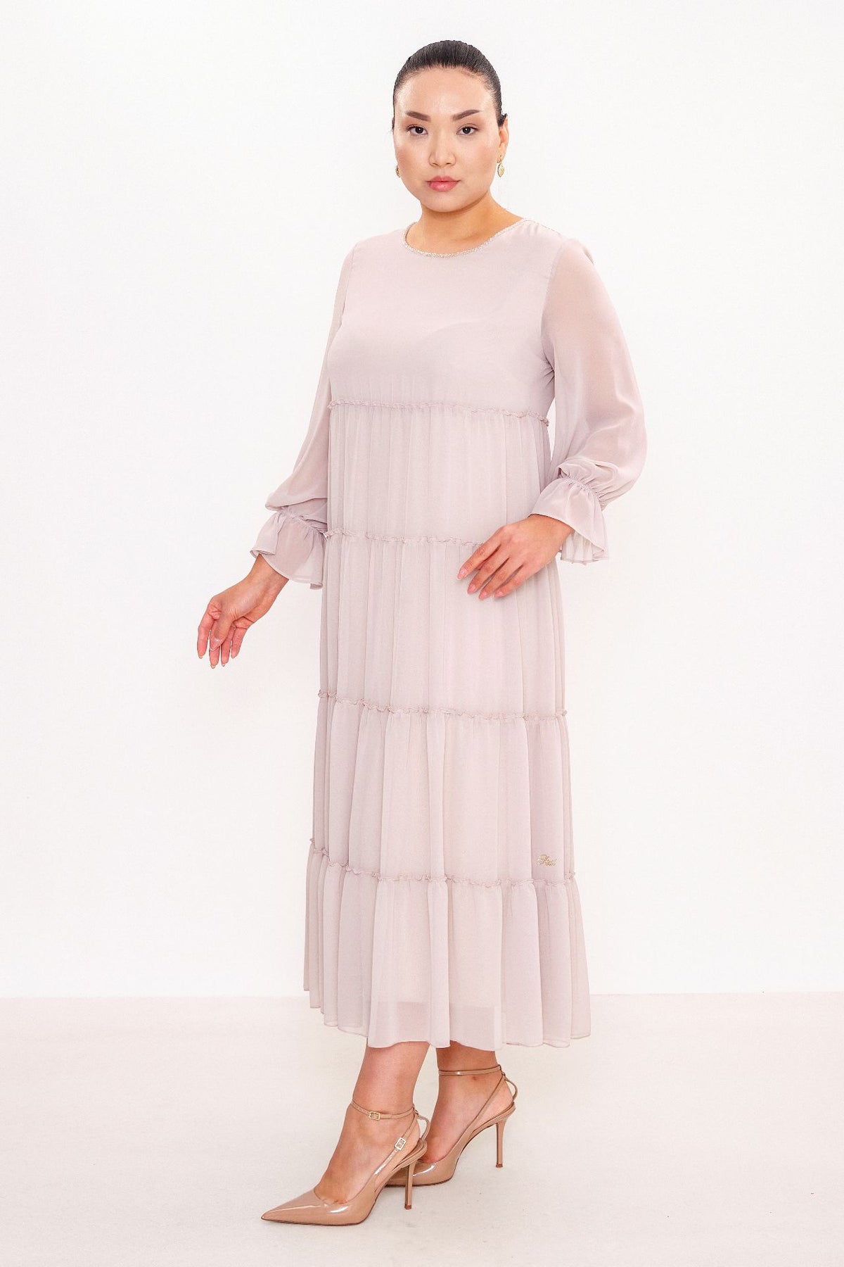Ksas - Plus Size Dress (KSAS32268) - 8690202531987