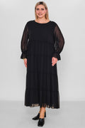 Ksas - Extended Plus Size Dress (KSAS32268-1) - 8690202532014