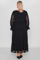 Ksas - Extended Plus Size Dress (KSAS32268-1) - 8690202532014