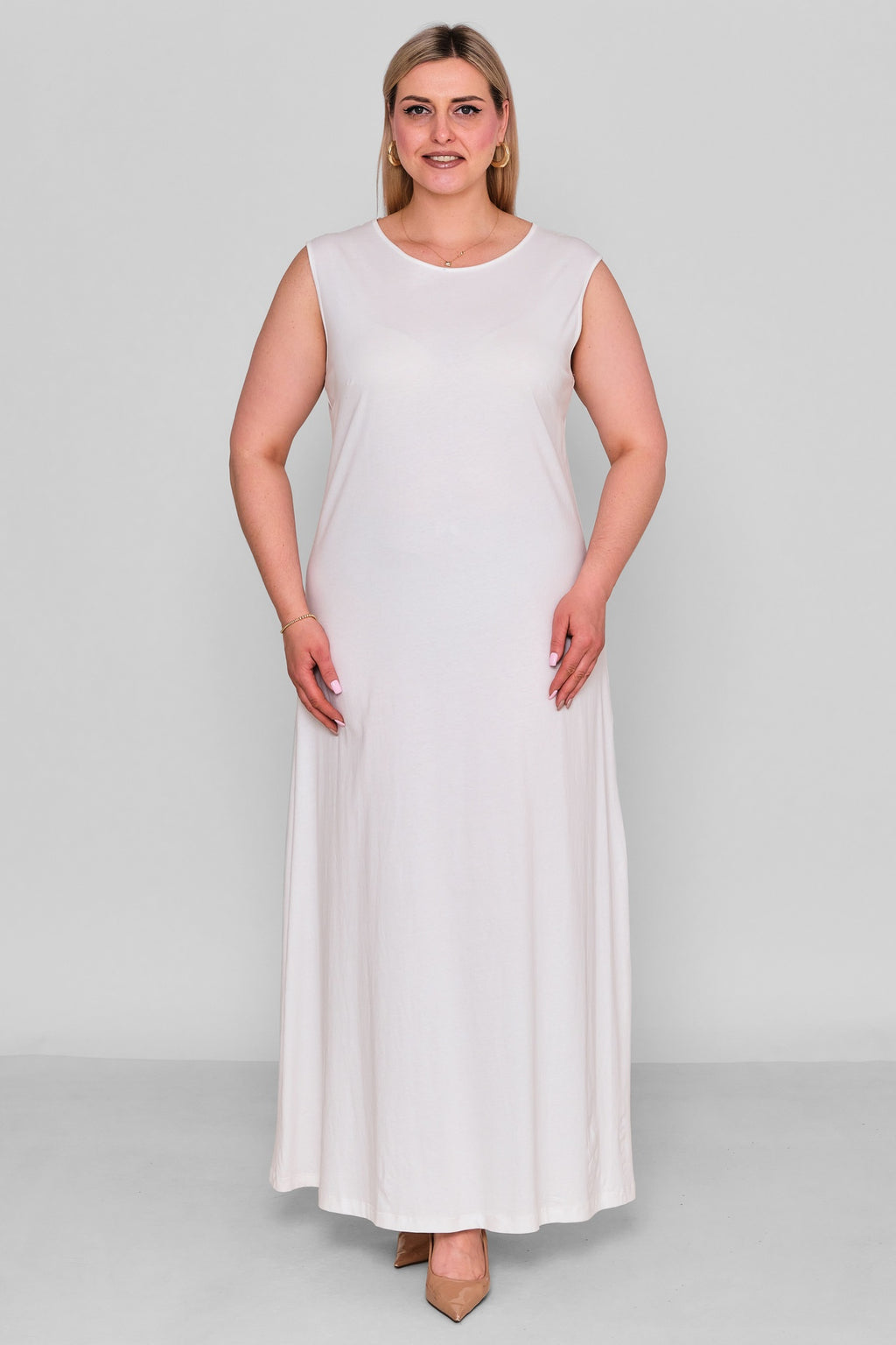 Ksas - Extended Plus Size Dress (KSAS32334-1) - 8690202532090