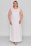 Ksas - Extended Plus Size Dress (KSAS32334-1) - 8690202532090