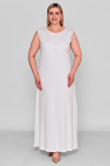 Ksas - Extended Plus Size Dress (KSAS32334-1) - 8690202532090