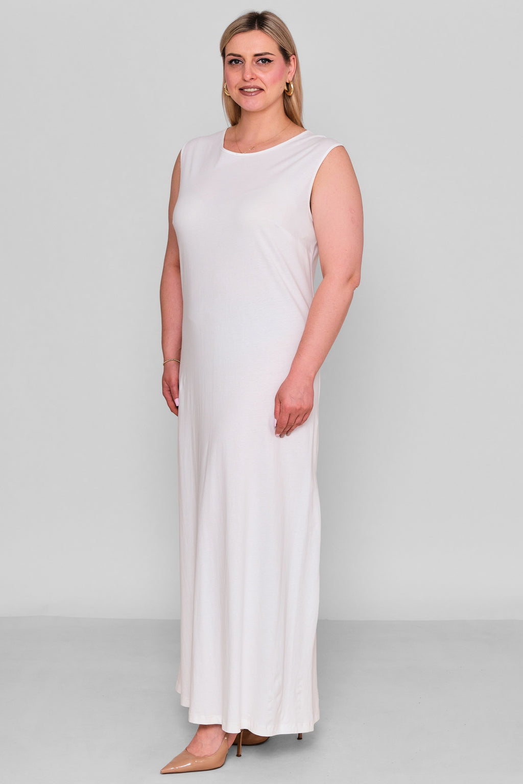 Ksas - Extended Plus Size Dress (KSAS32334-1) - 8690202532090