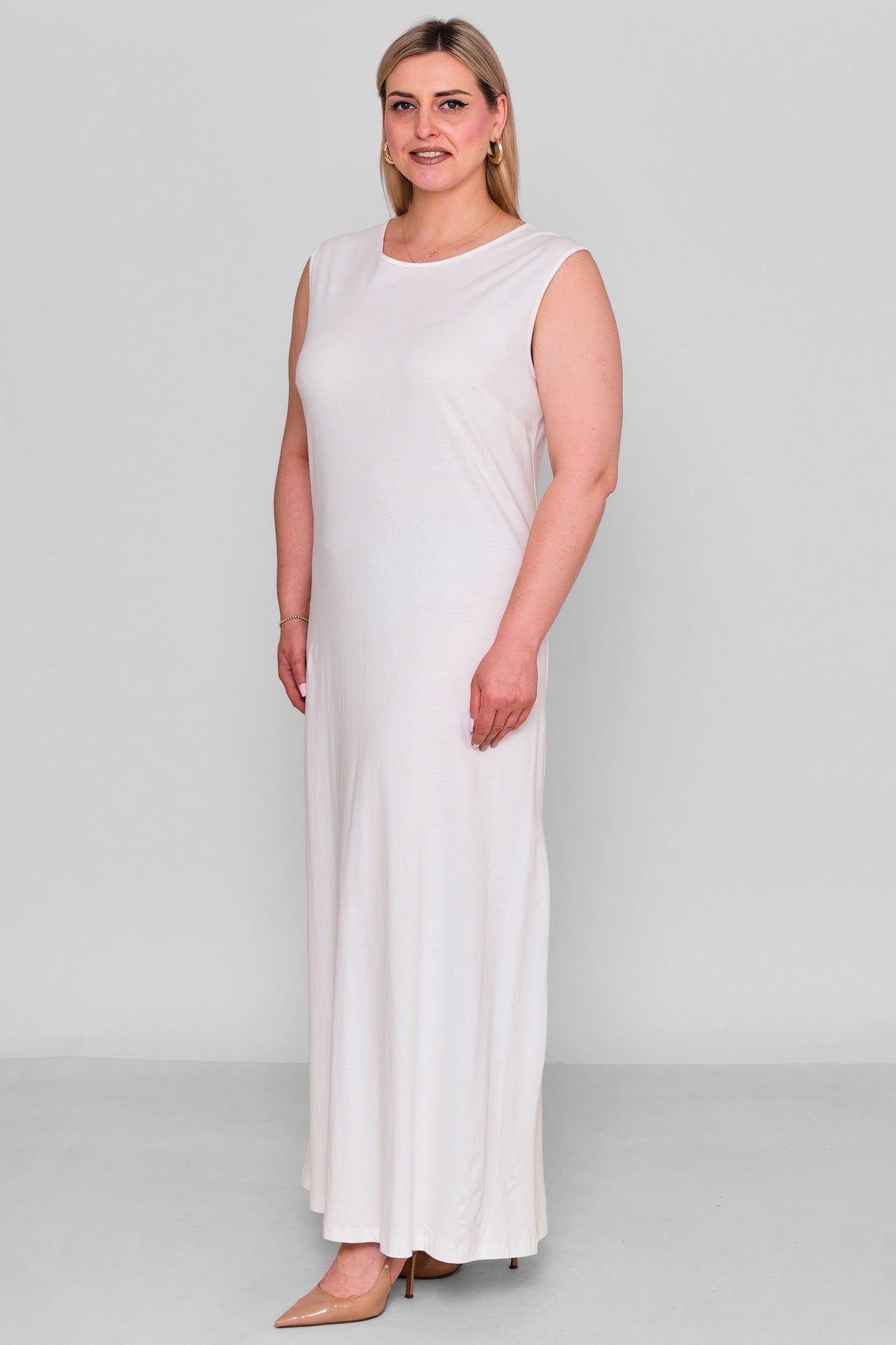 Ksas - Extended Plus Size Dress (KSAS32334-1) - 8690202532090
