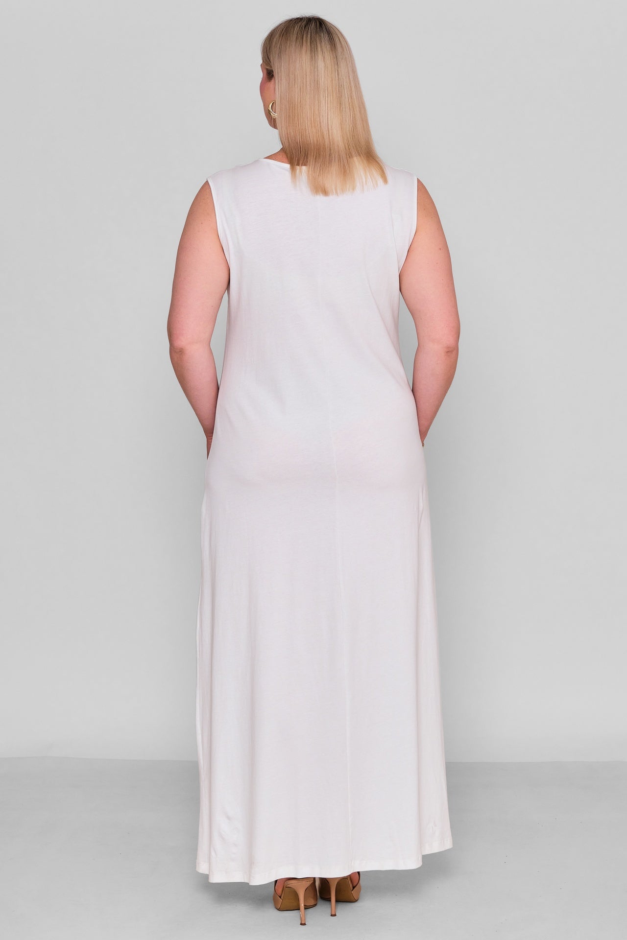 Ksas - Extended Plus Size Dress (KSAS32334-1) - 8690202532090