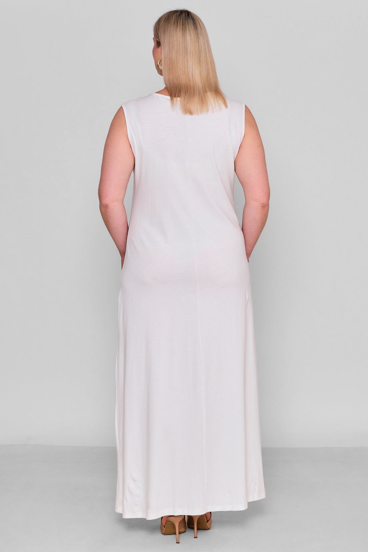 Ksas - Extended Plus Size Dress (KSAS32334-1) - 8690202532090